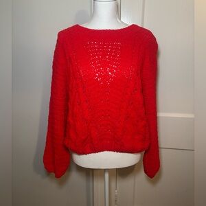 Red Knit Sweater